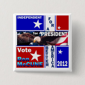 Ron McCune for President 2012 Pinback Button