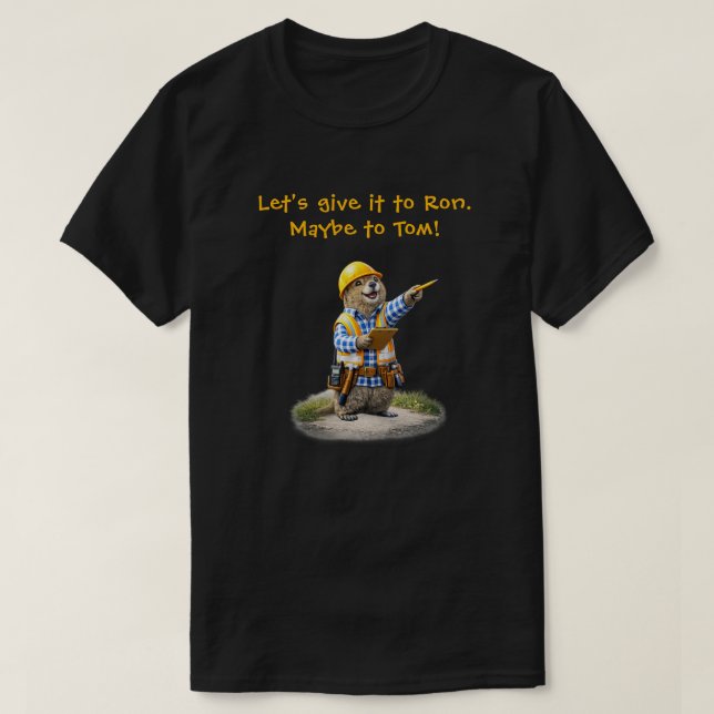 "Ron or Tom" T-Shirt (Design Front)