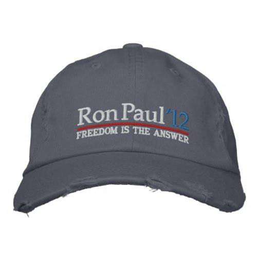 Ron Paul 12 Embroidered Baseball Cap