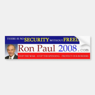 Ron Paul 2008 Bumper Sticker