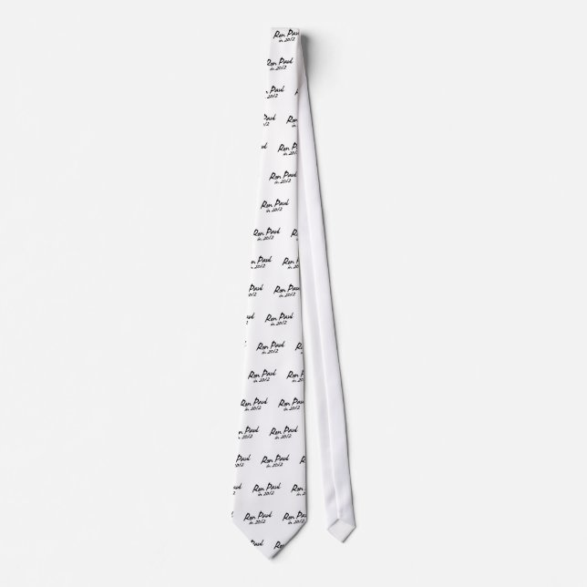 RON PAUL 2012 Autograph Neck Tie (Front)