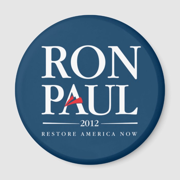 Ron Paul 2012 (Blue) Refrigerator Magnets