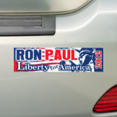 Ron Paul 2012 Bumper Sticker (On Car)