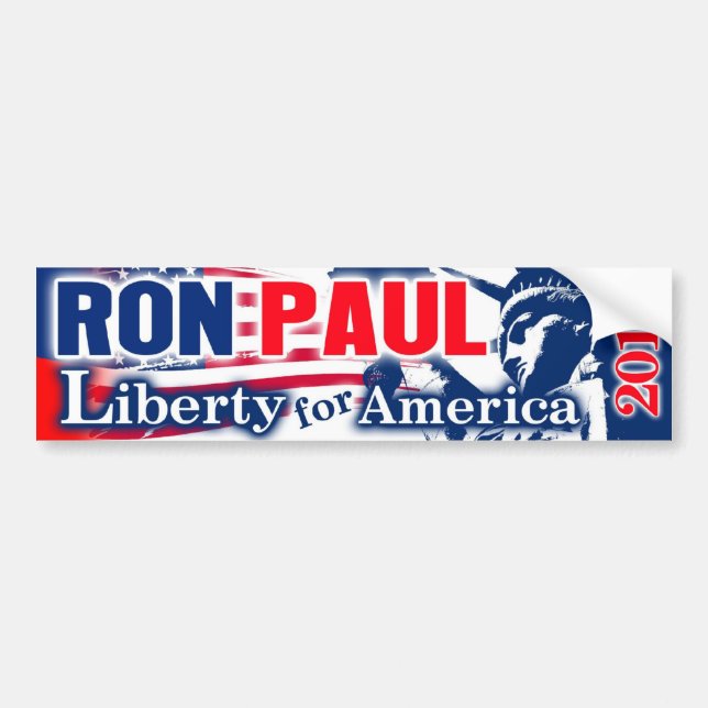 Ron Paul 2012 Bumper Sticker (Front)