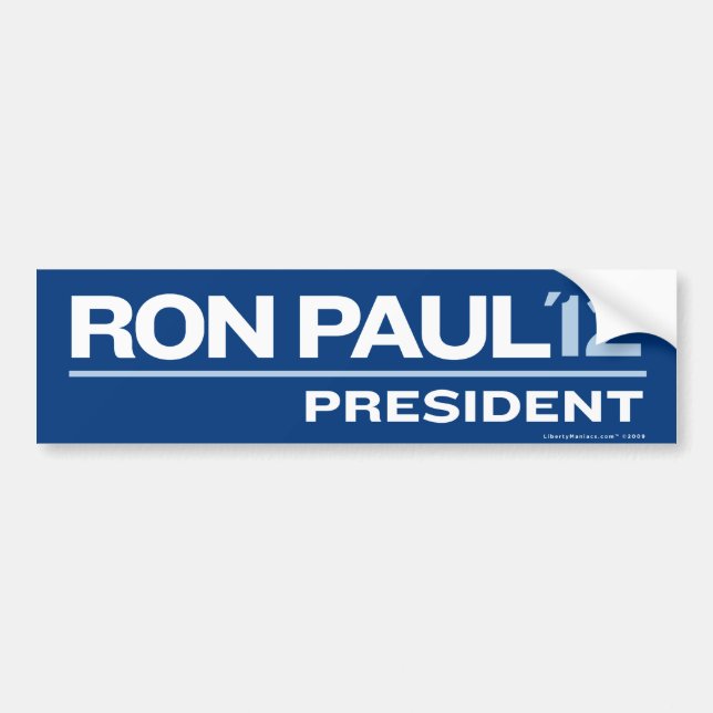 Ron Paul 2012 Bumper Sticker (Front)