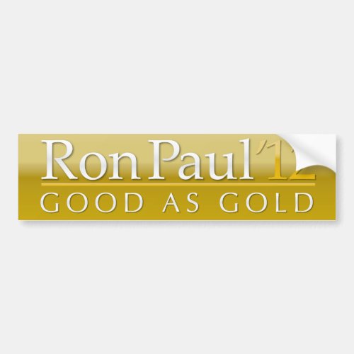 Ron Paul 2012 Bumper Sticker