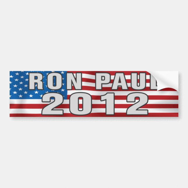 Ron Paul 2012 Bumper Sticker (Front)
