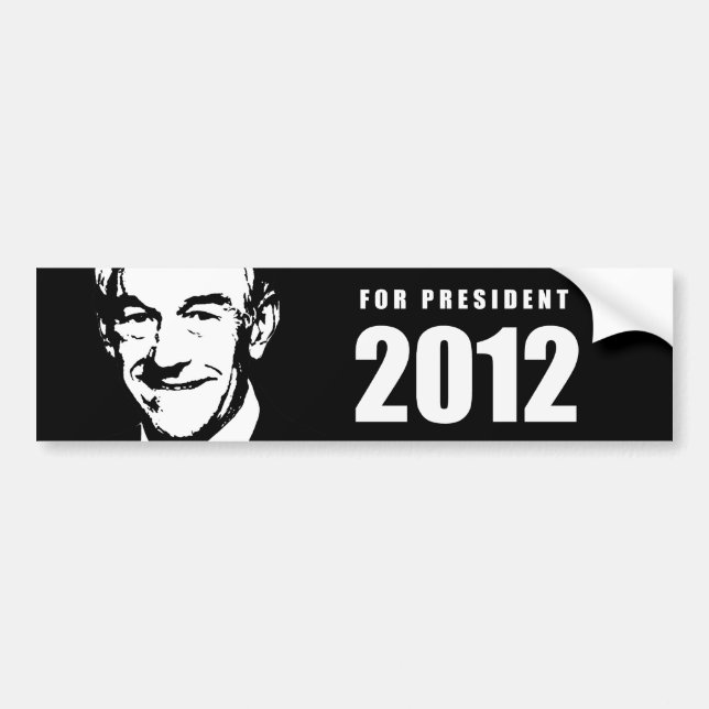 Ron Paul 2012 Bumper Sticker (Front)