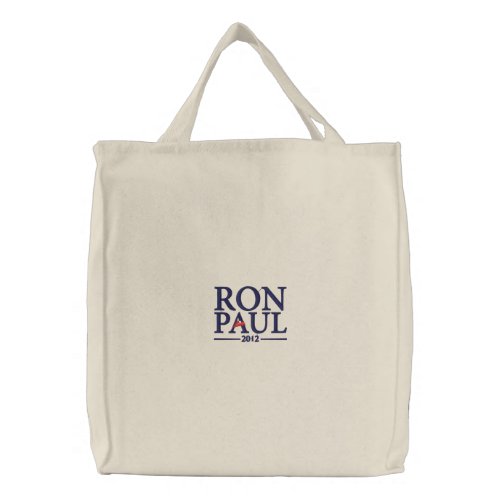 Ron Paul 2012 Embroidered Bag