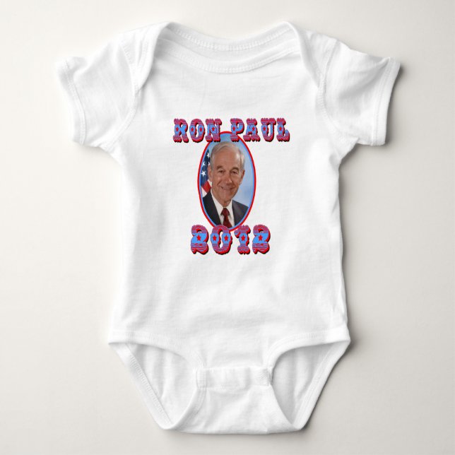 Ron Paul 2012 for President USA Baby Bodysuit (Front)