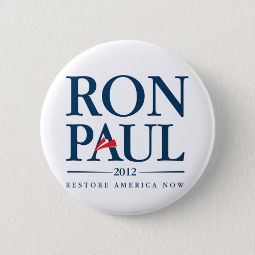 Ron Paul 2012 Pinback Button