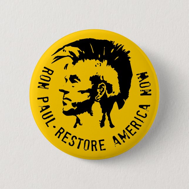 Ron Paul 2012 Pinback Button (Front)