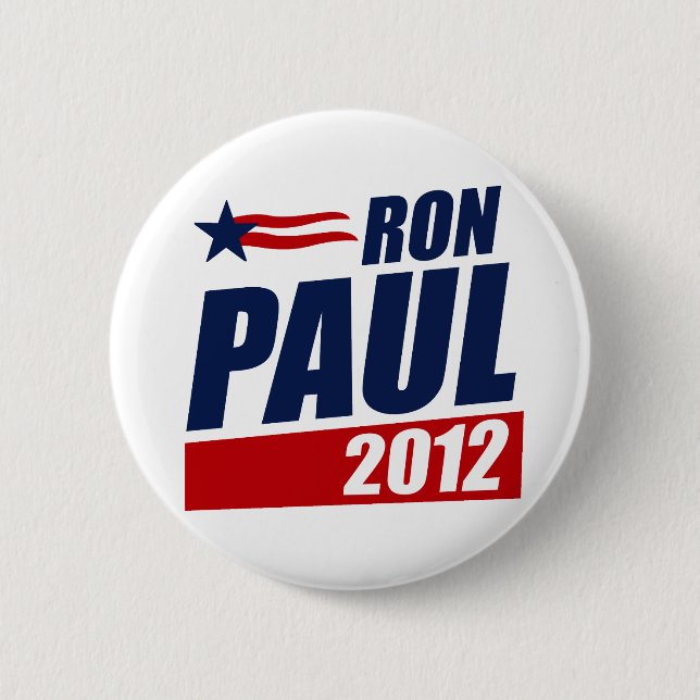 RON PAUL 2012 PINBACK BUTTON (Front)