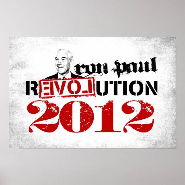 Ron Paul 2012 Revolution Poster (Front)