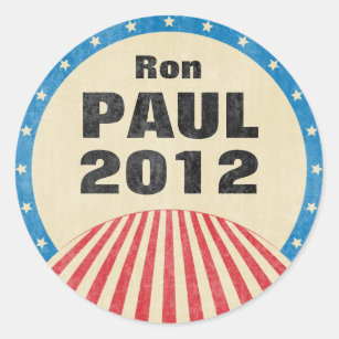Ron Paul 2012 Round Stickers