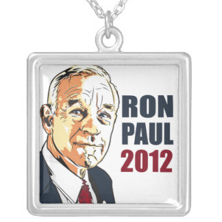 Ron Paul 2012 Silver Plated Necklace
