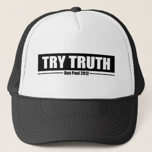 Ron Paul 2012: Try Truth Trucker Hat