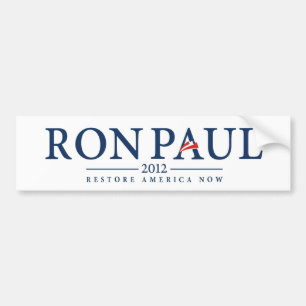 ron paul 2012 usa president election logo bumper sticker