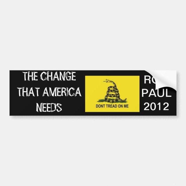 Ron Paul Bumper Sticker (Front)