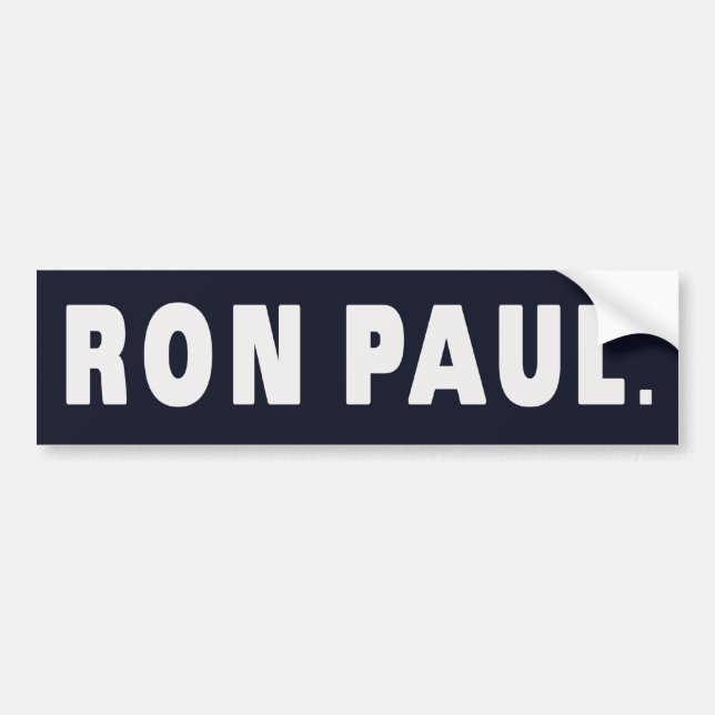 RON PAUL BUMPER STICKER (Front)