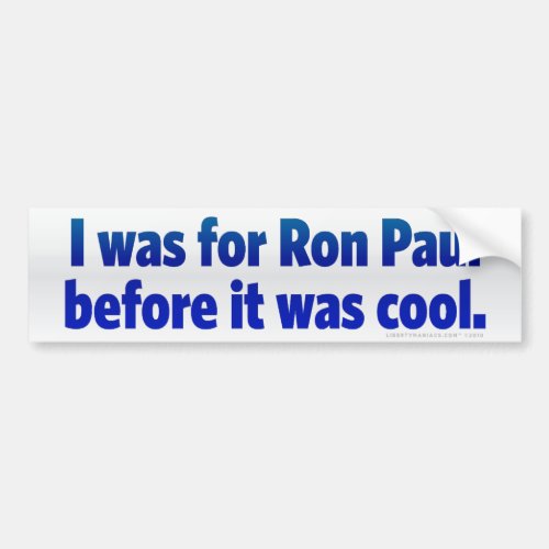 Ron Paul Bumper Sticker