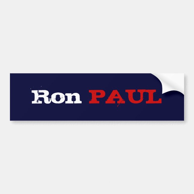 Ron Paul Bumper Sticker (Front)