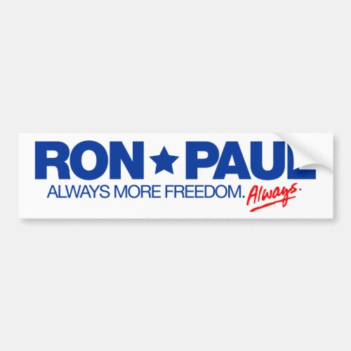 Ron Paul Bumper Sticker