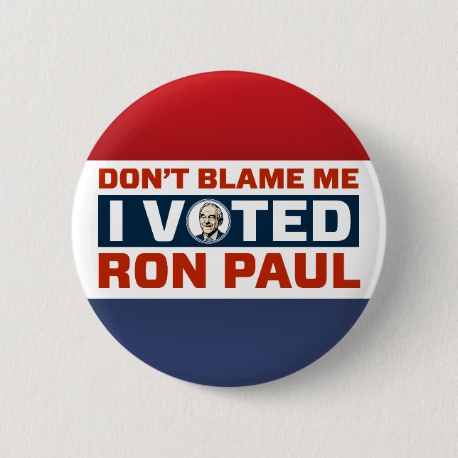 Ron Paul Button (Front)