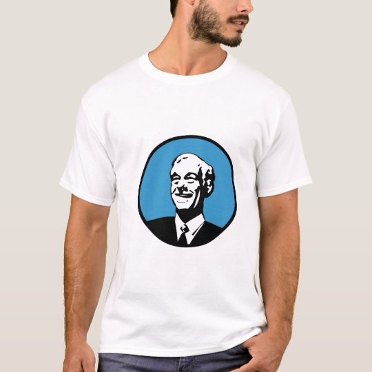 Ron Paul Circle Blue T-Shirt