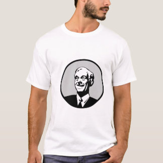 Ron Paul Circle Gray T-Shirt