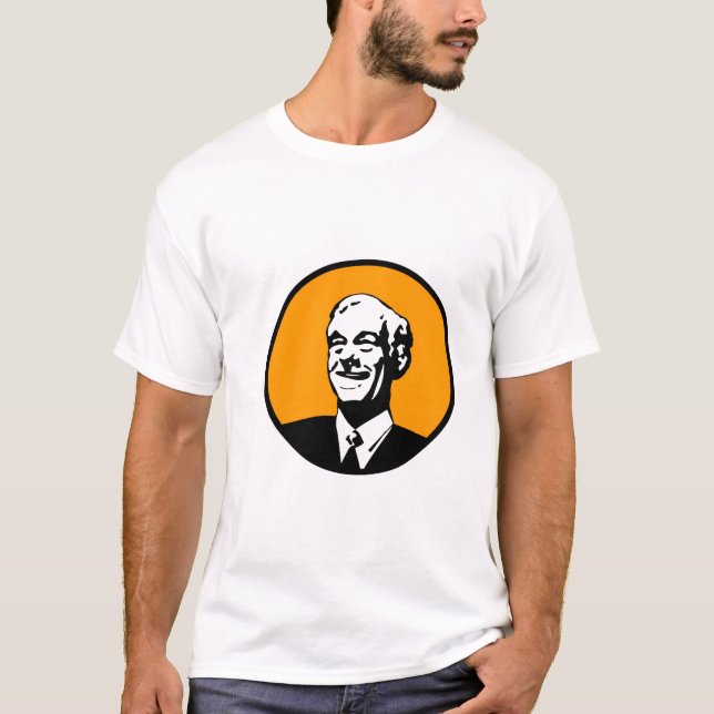 Ron Paul Circle Orange T-Shirt (Front)