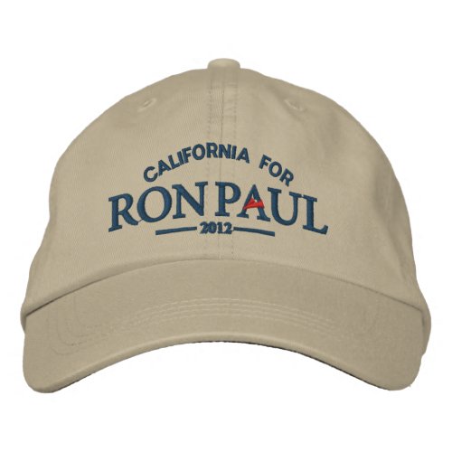 Ron Paul Customizable Embroidered Hat