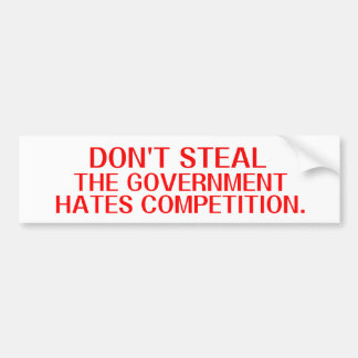 Ron Paul Dont Steal Bumper Sticker