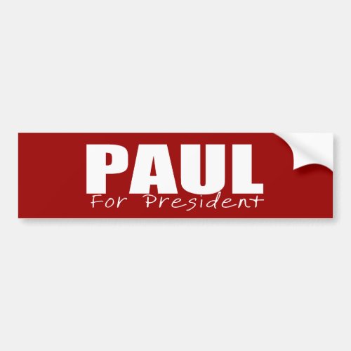 RON PAUL Election Gear Bumper Sticker