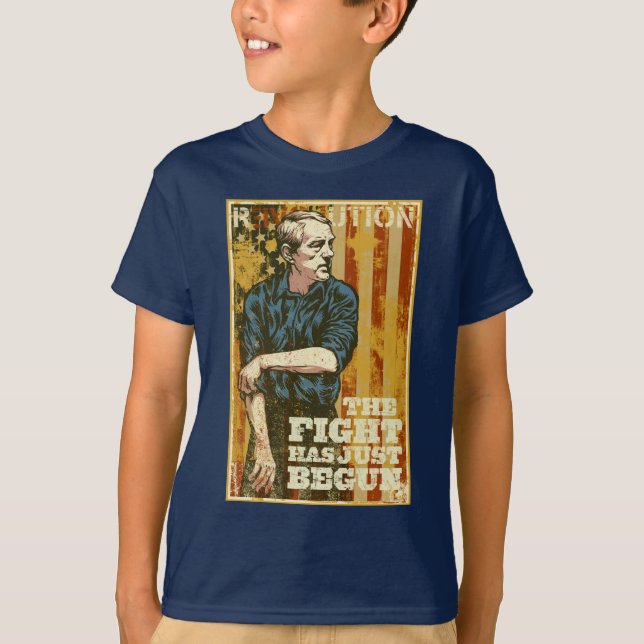 Ron Paul Fight Has Just Begun T-Shirt (Front)