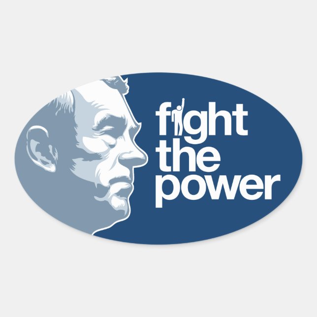Ron Paul Fight The Power Stickers (Front)