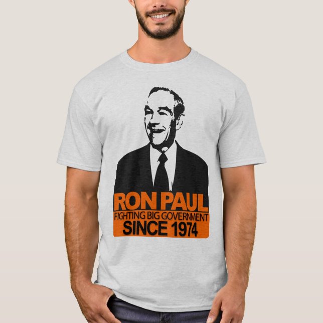 Ron Paul - Fighting Big Government T-Shirt (Front)