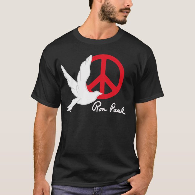 Ron Paul For Peace T-Shirt (Front)