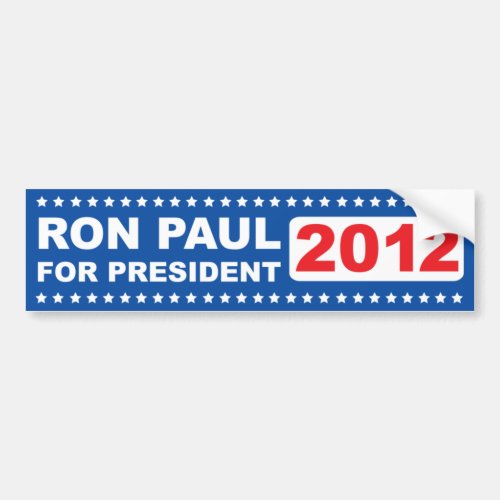 Ron Paul for President 2012 Bumper Sticker