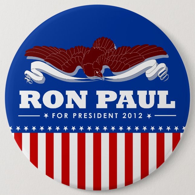 Ron Paul for President 2012 Button (Front)