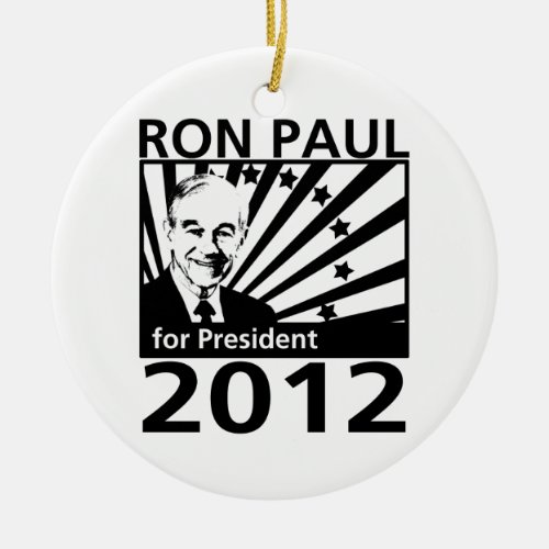 Ron Paul For President 2012 Ceramic Ornament