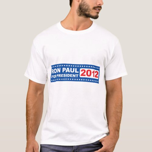 Ron Paul for President 2012 T_Shirt Male