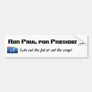 Ron Paul for President Bumper Sticker