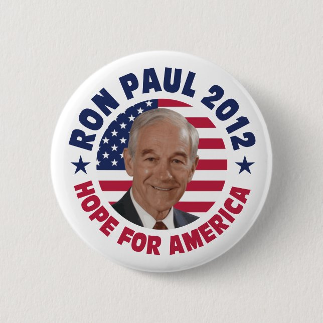 Ron Paul Hope for America Button (Front)