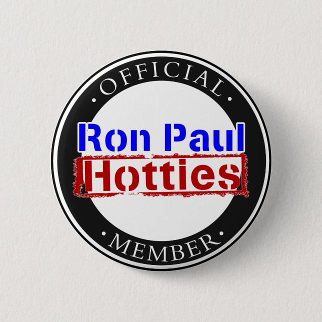 Ron Paul Hotties Gear Pinback Button (Front)