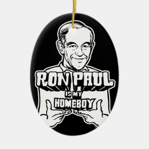 Ron Paul Is My Homeboy Ornament