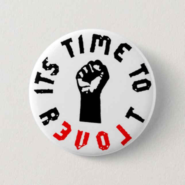 Ron Paul It's Time to Revolt Button (Front)