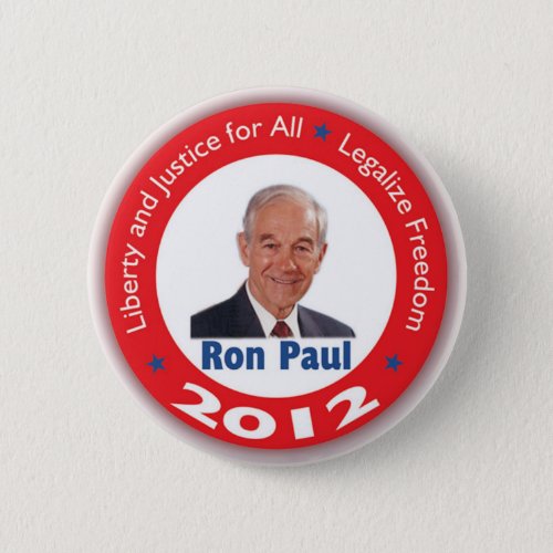 Ron Paul Liberty and Justice for ALL Pinback Button