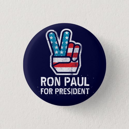 Ron Paul Peace Button