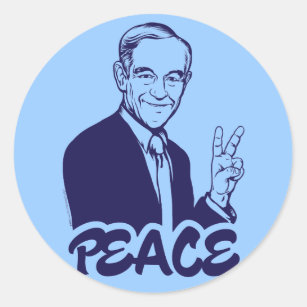 Ron Paul Peace Stickers